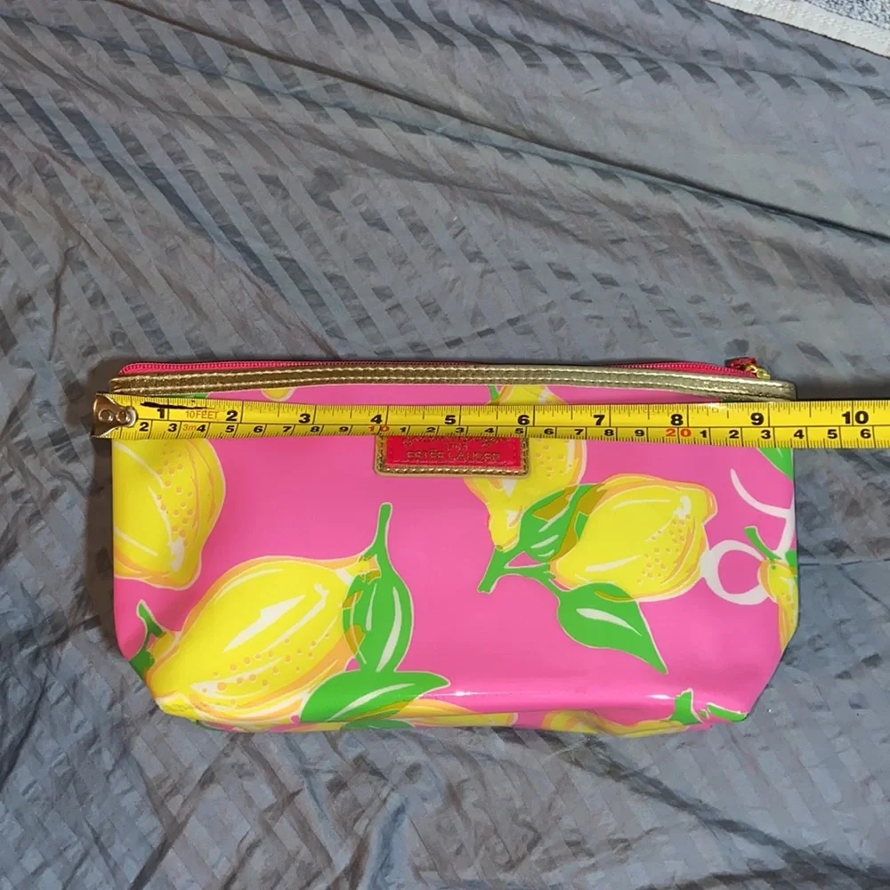 Lilly Pulitzer For Estee Lauder Lemon makeup bag